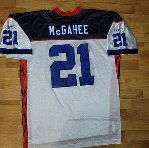XL McGahee Buffalo Bills Reebok NFL White Jersey
